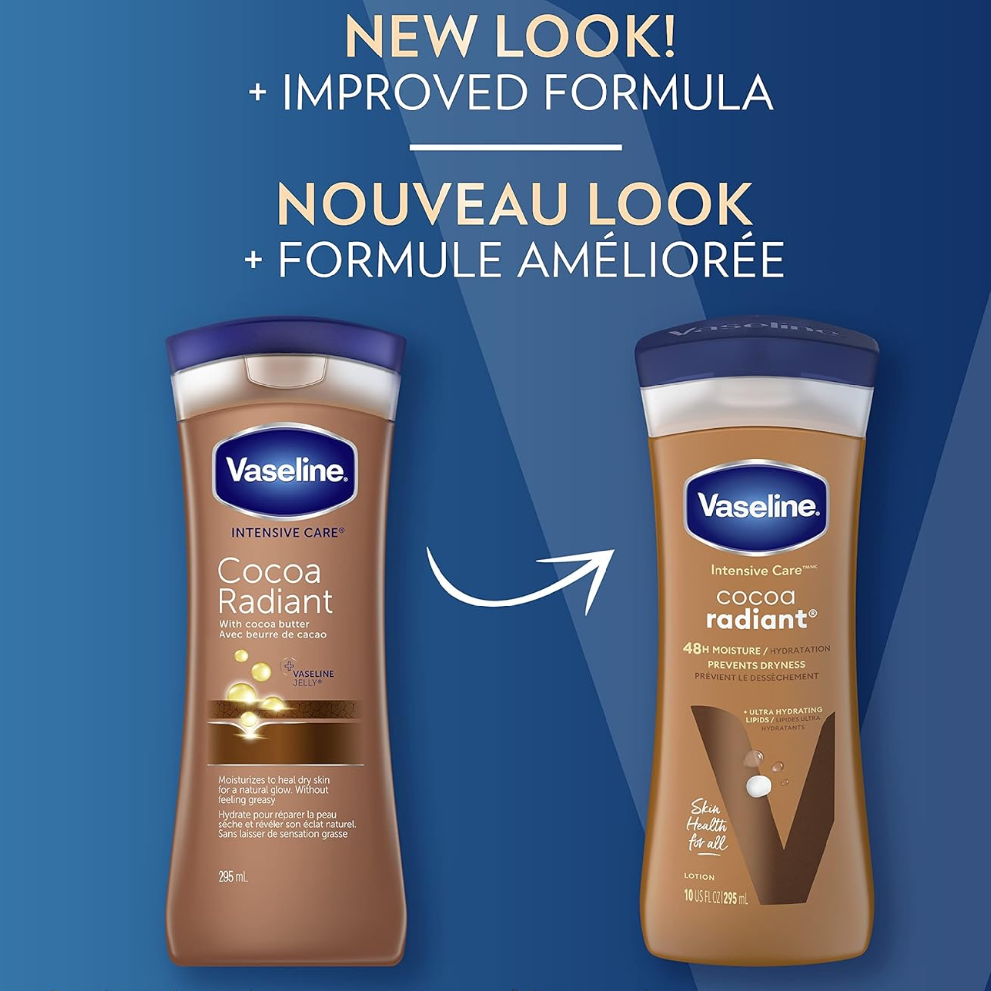 Vaseline Intensive Care Cocoa Radiant Body Lotion 295ml price in Pakistan