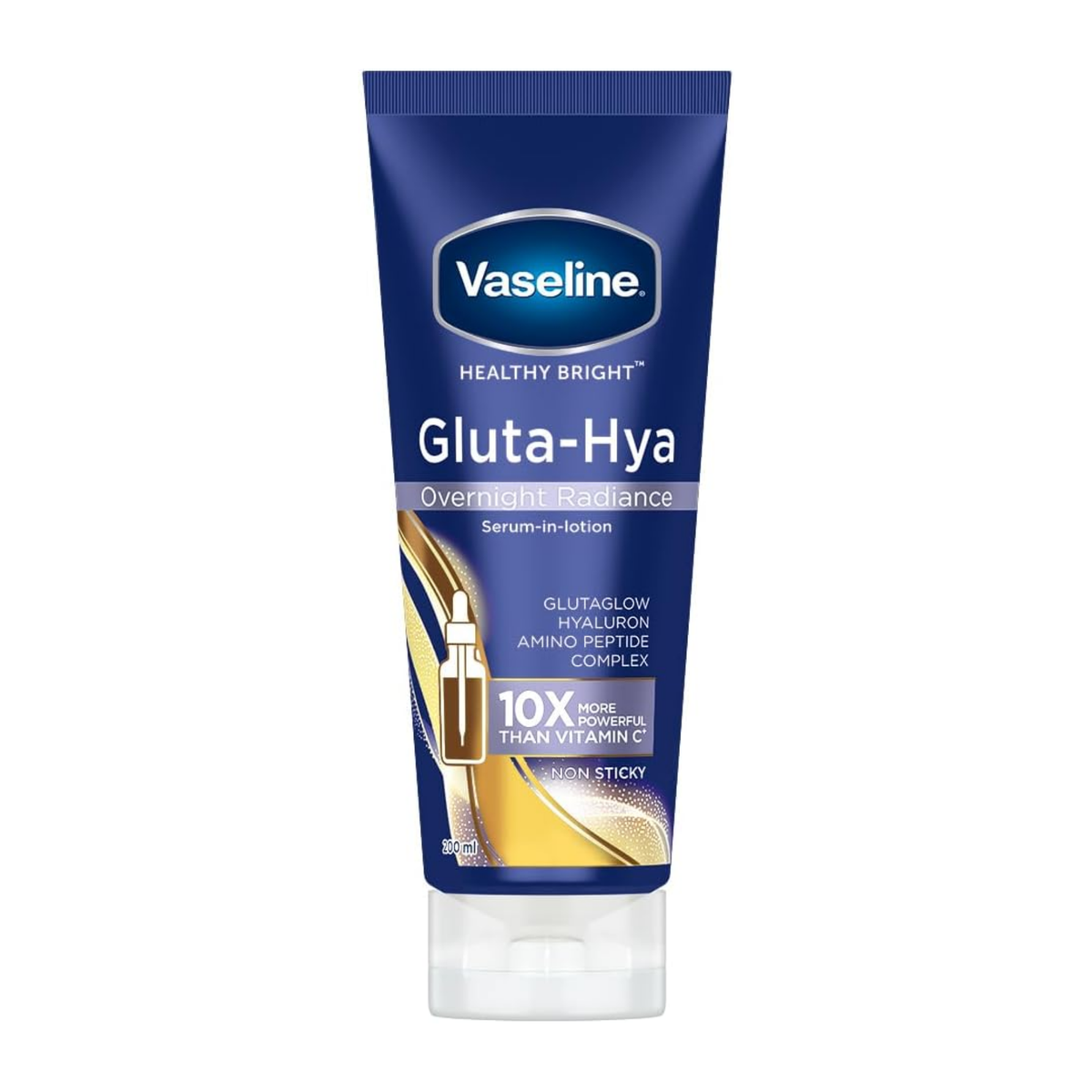 Vaseline Healthy Bright Gluta-Hya Over Night Radiance Repair Serum Burst Lotion