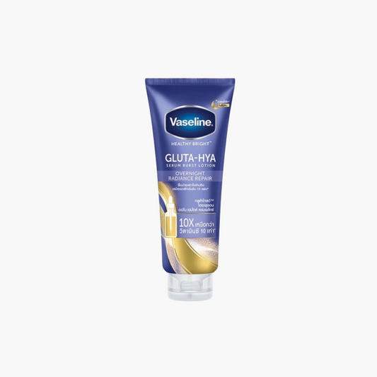 Vaseline Healthy Bright Gluta-Hya Serum Burst Lotion Overnight Radiance Repair 300ml