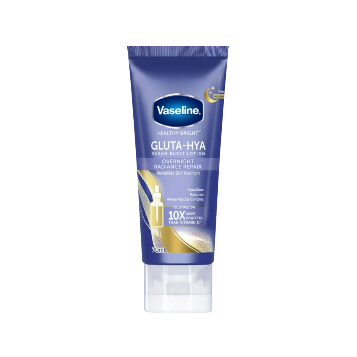 Vaseline Healthy Bright Gluta-Hya Over Night Radiance Repair Serum Burst Lotion