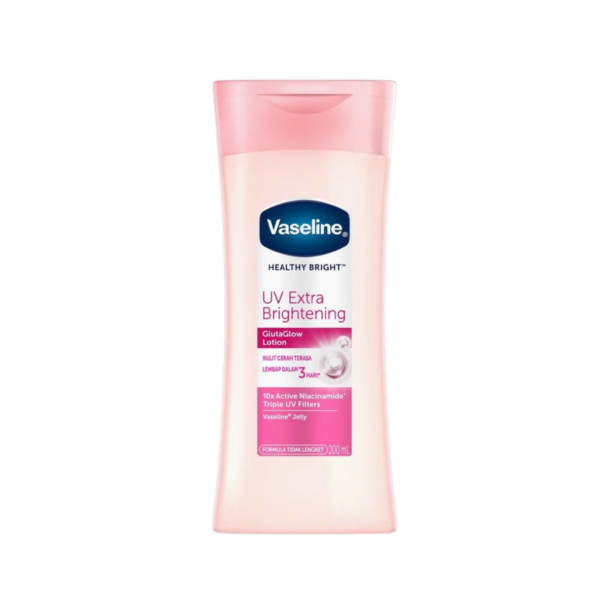 Vaseline Healthy Bright UV Extra Brightening Gluta Glow Lotion 200ml
