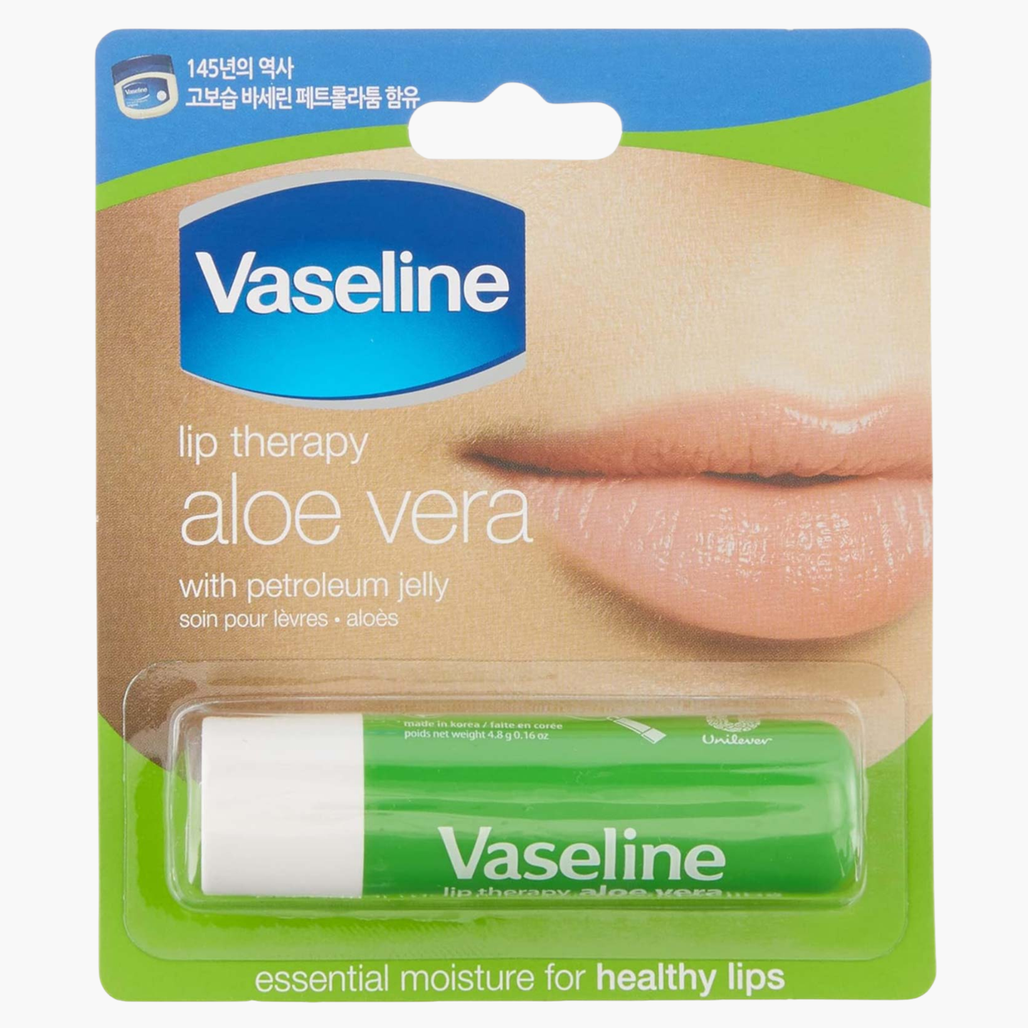 Vaseline Lip Therapy Korea Aloe Vera Stick 4.8gm