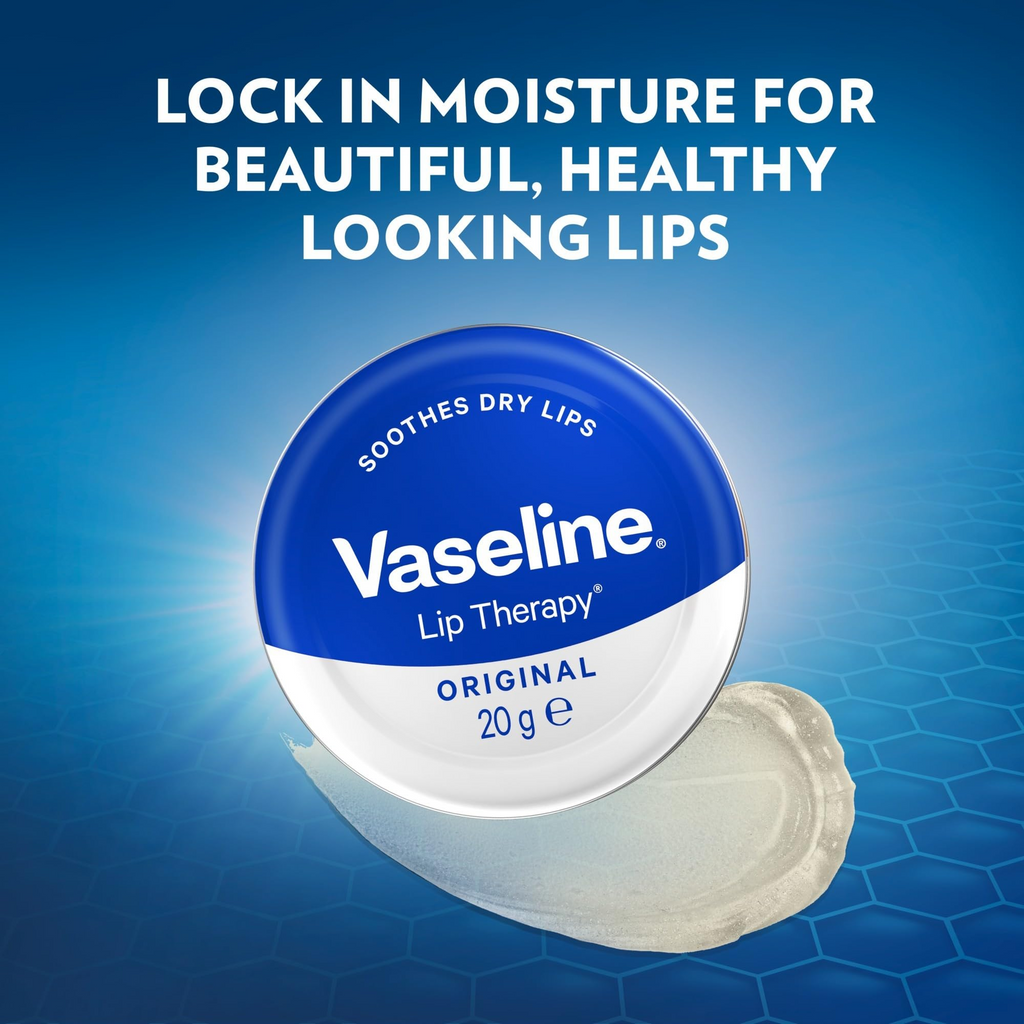 Vaseline Lip Therapy Lip Balm Original Tin 20gm