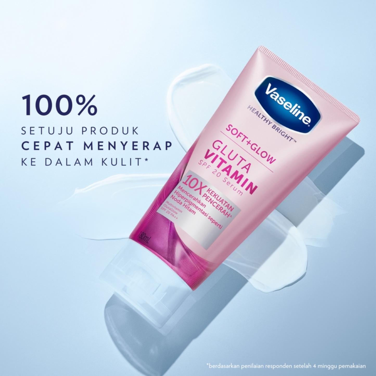 Vaseline Healthy Bright Soft + Glow Gluta Vitamin SPF20 Serum 180ml