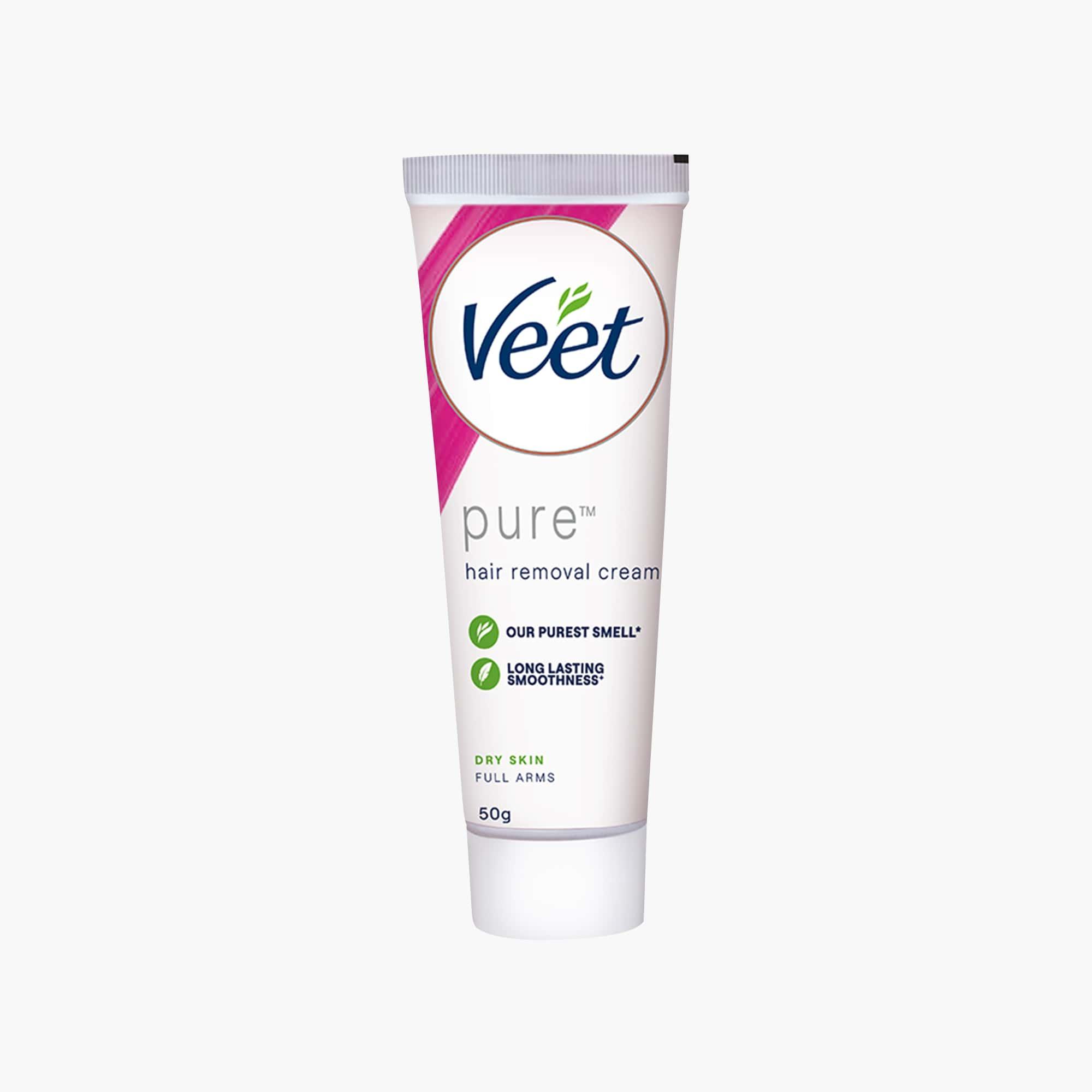 Veet Pure Hair Removal Cream for Dry Skin 50gm - TheSkinFit