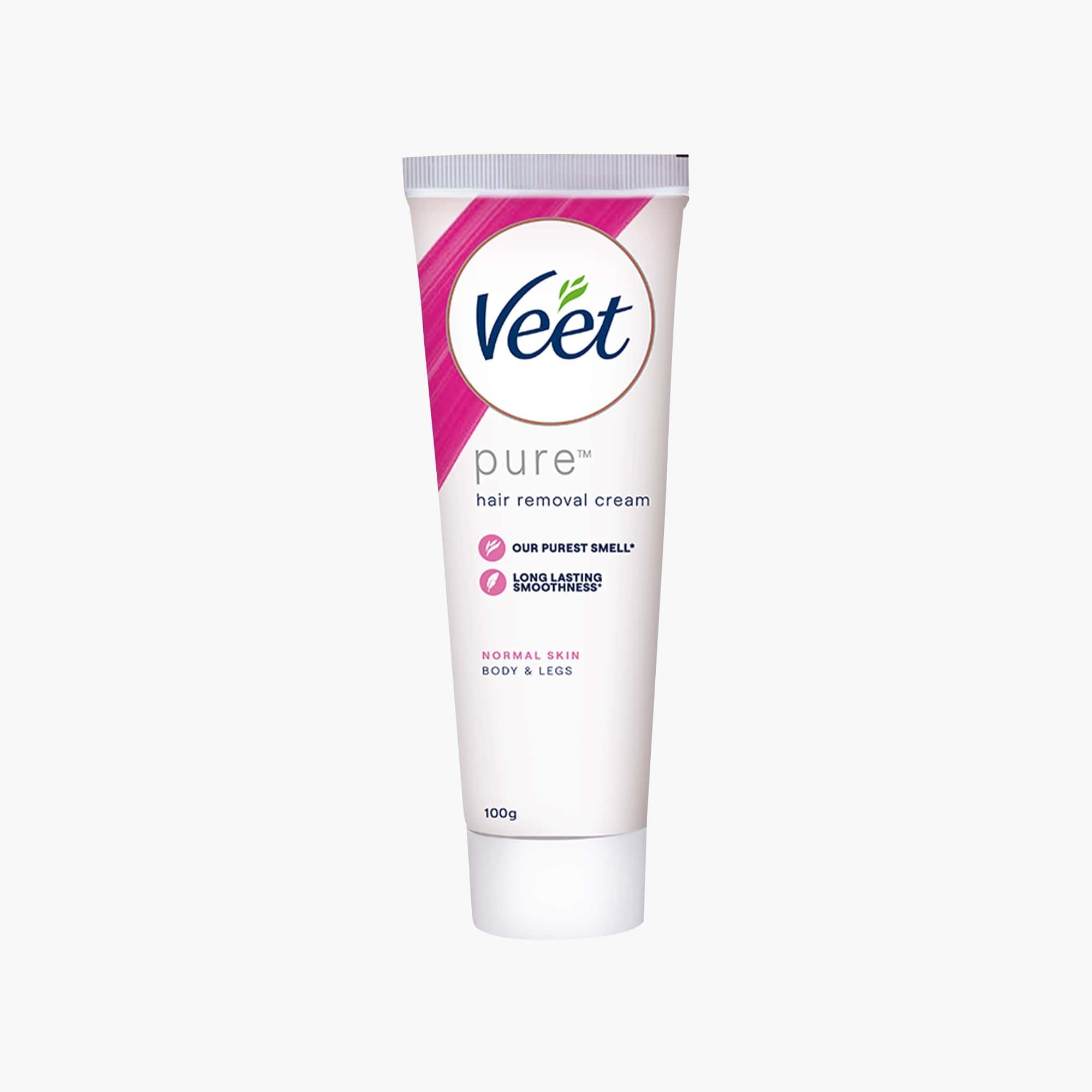 Veet Pure Hair Removal Cream for Normal Skin 100gm - TheSkinFit