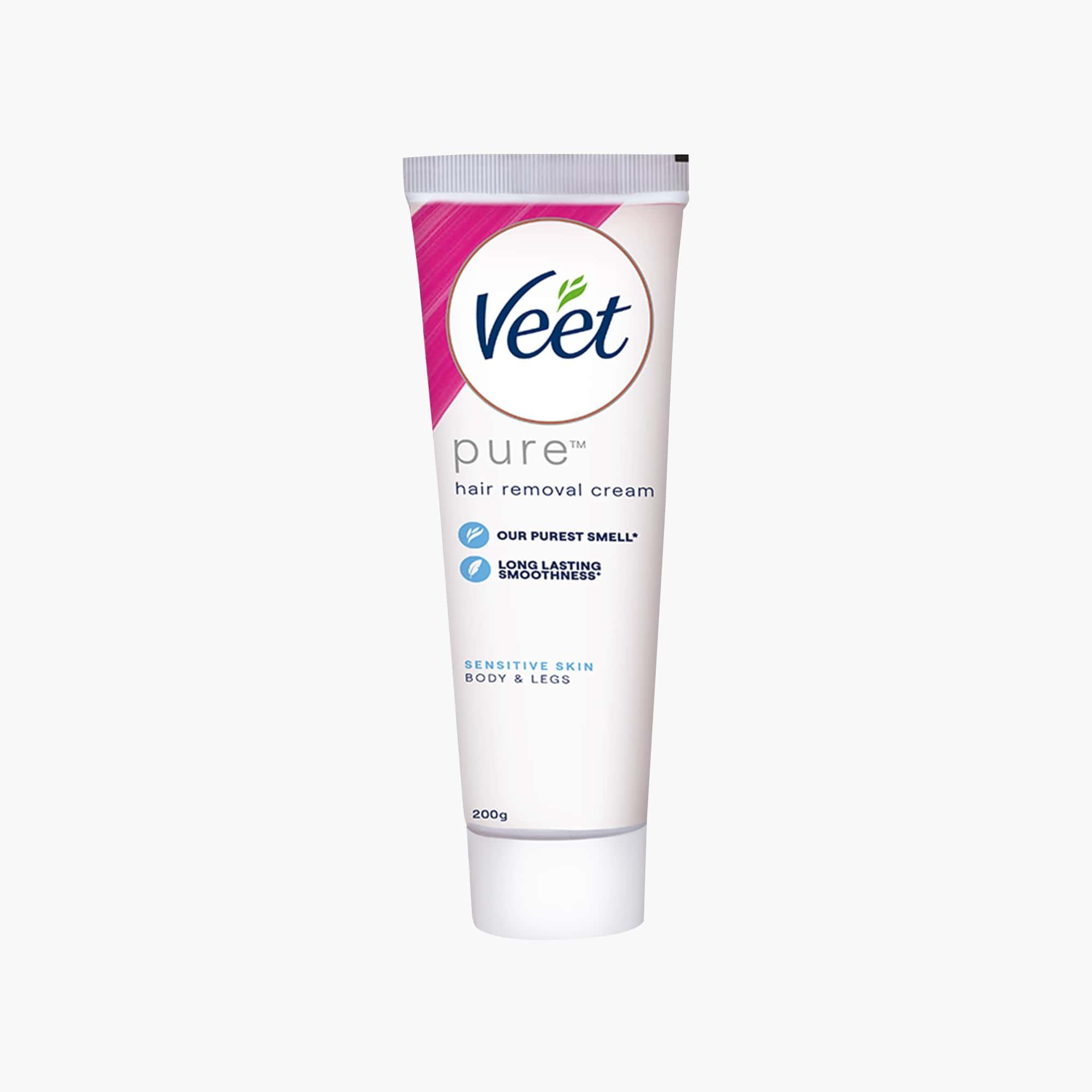 Veet Pure Hair Removal Cream for Sensitive Skin 200gm - TheSkinFit