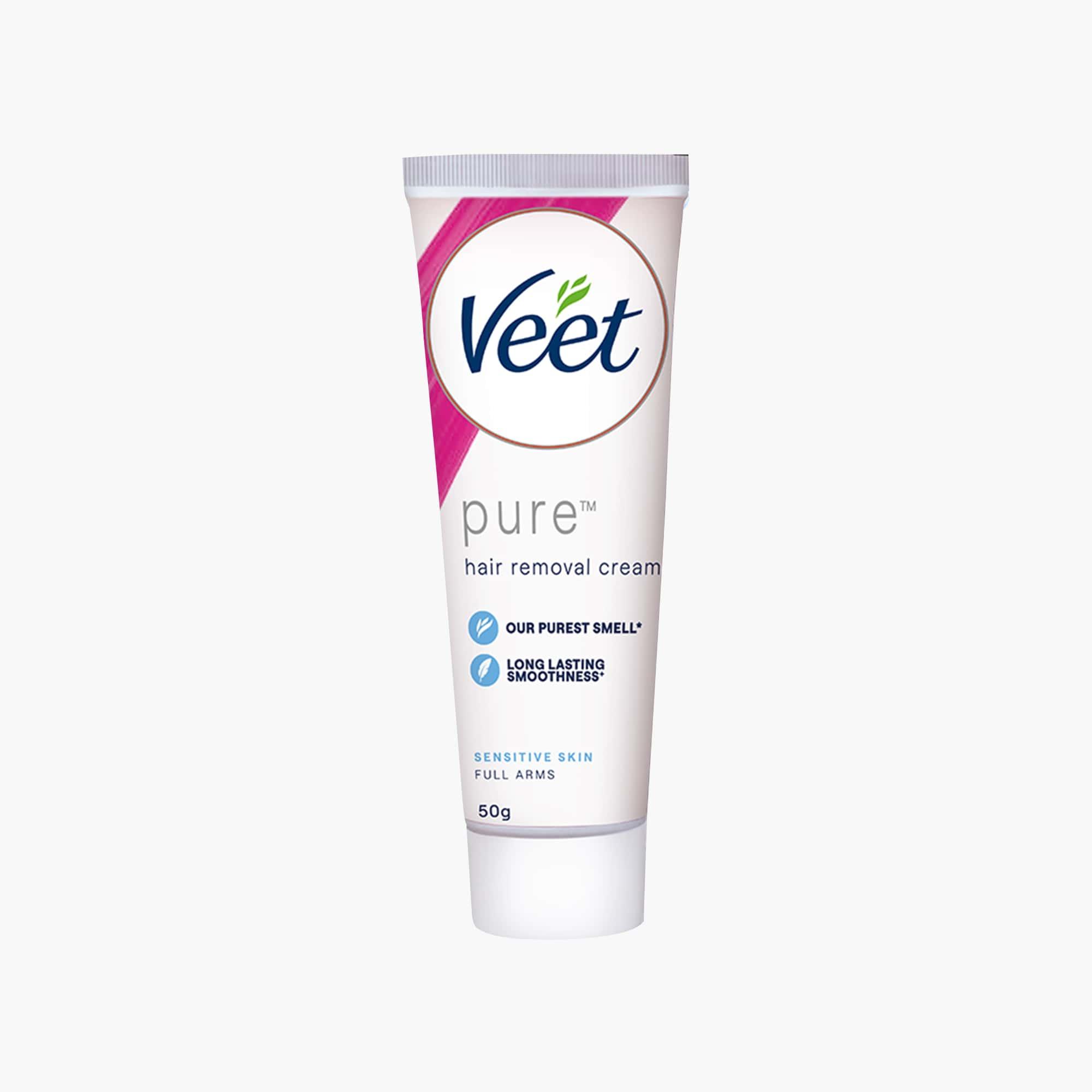 Veet Pure Hair Removal Cream for Sensitive Skin 50gm - TheSkinFit