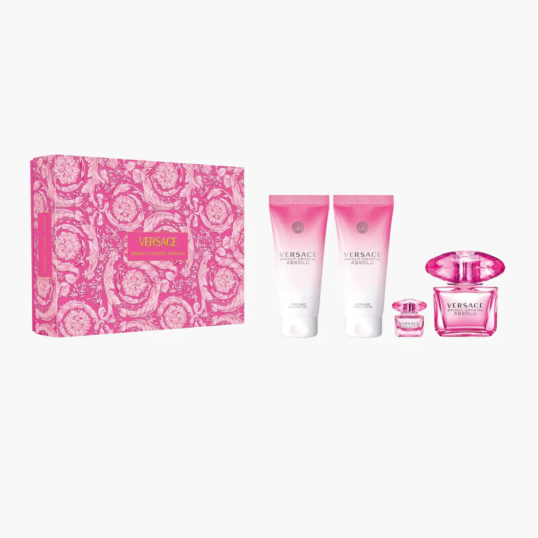 Versace Bright Crystal Absolu 4 Piece Gift Set
