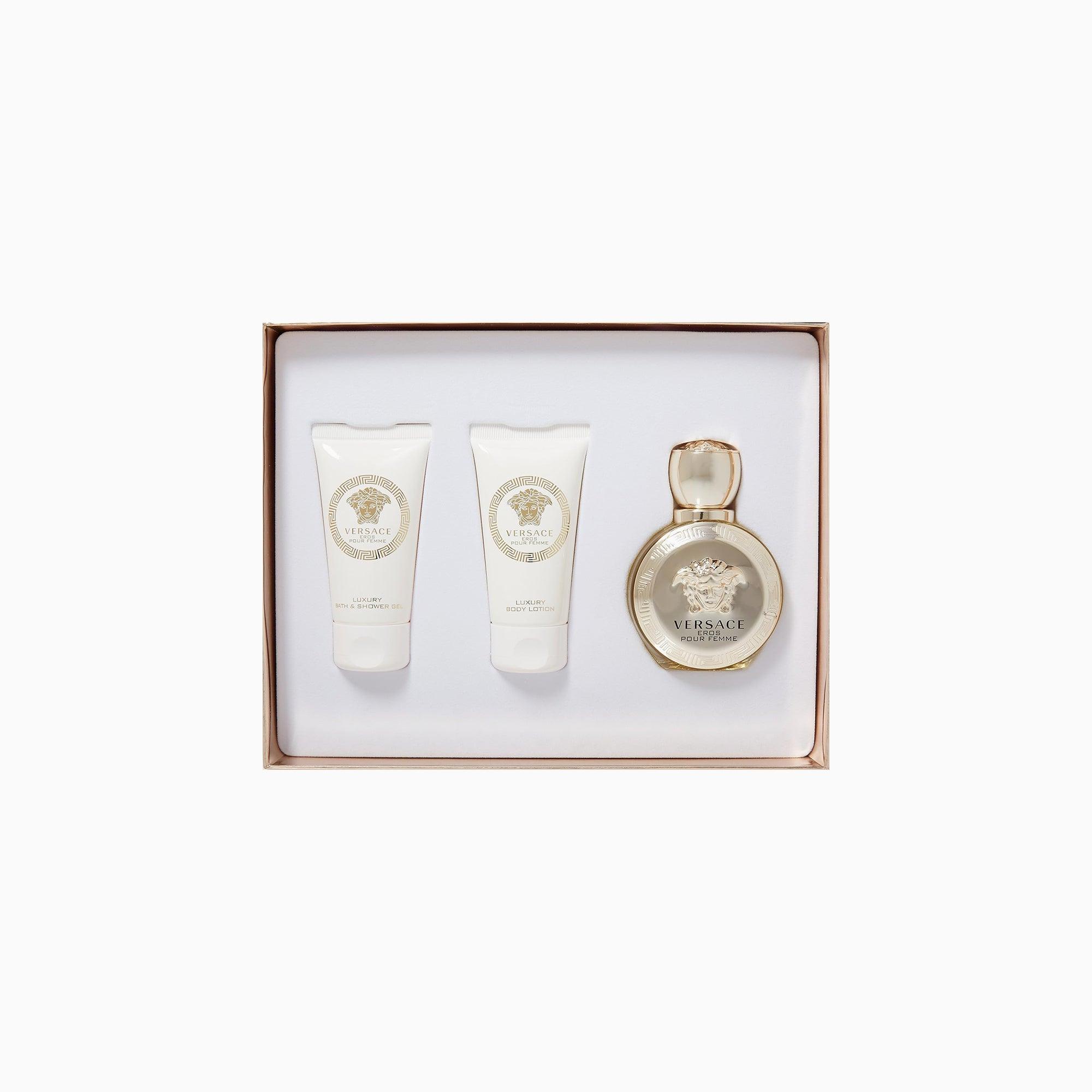 Versace Eros Pour Femme 3 Piece Gift Set - TheSkinFit