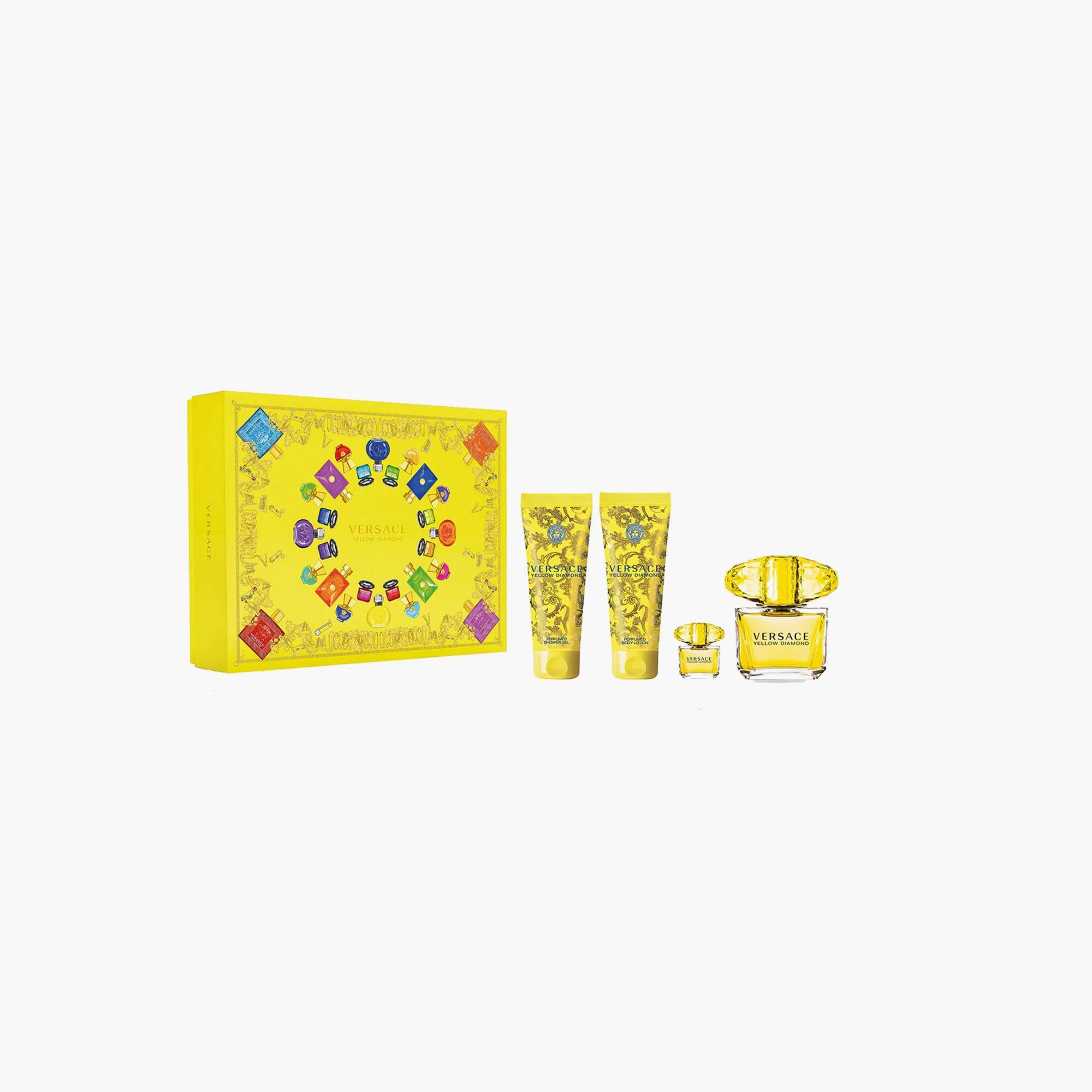 Versace Yellow Diamond Women 4 Piece Gift Set