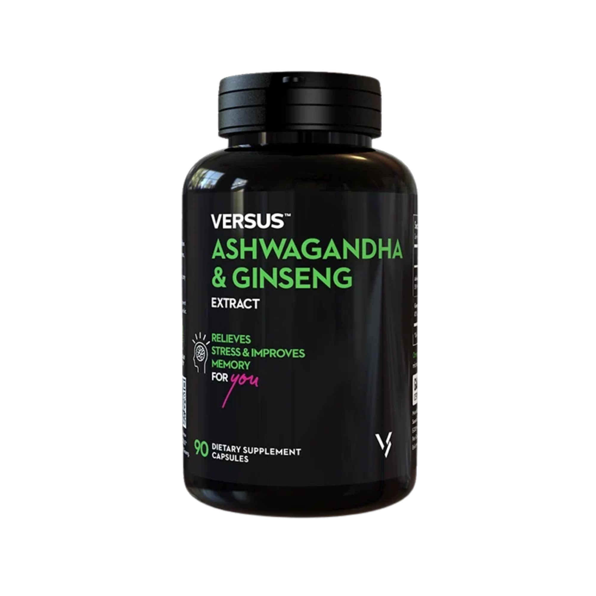 Versus Ashwagandha & Ginseng Extract Supplement Capsules