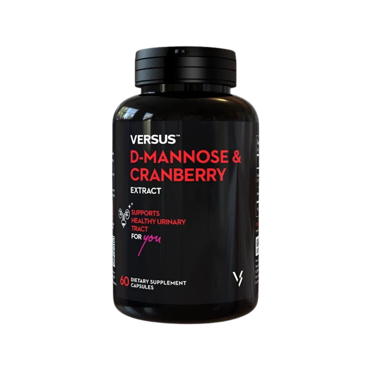 Versus D-Mannose & Cranberry Extract Supplement Capsules