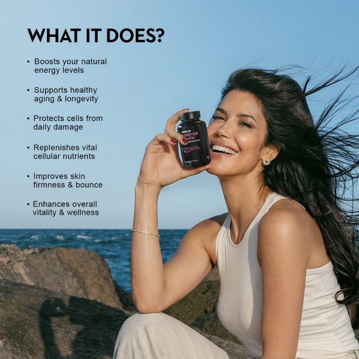 Versus Forever Youth NMN + Resveratrol Supplement