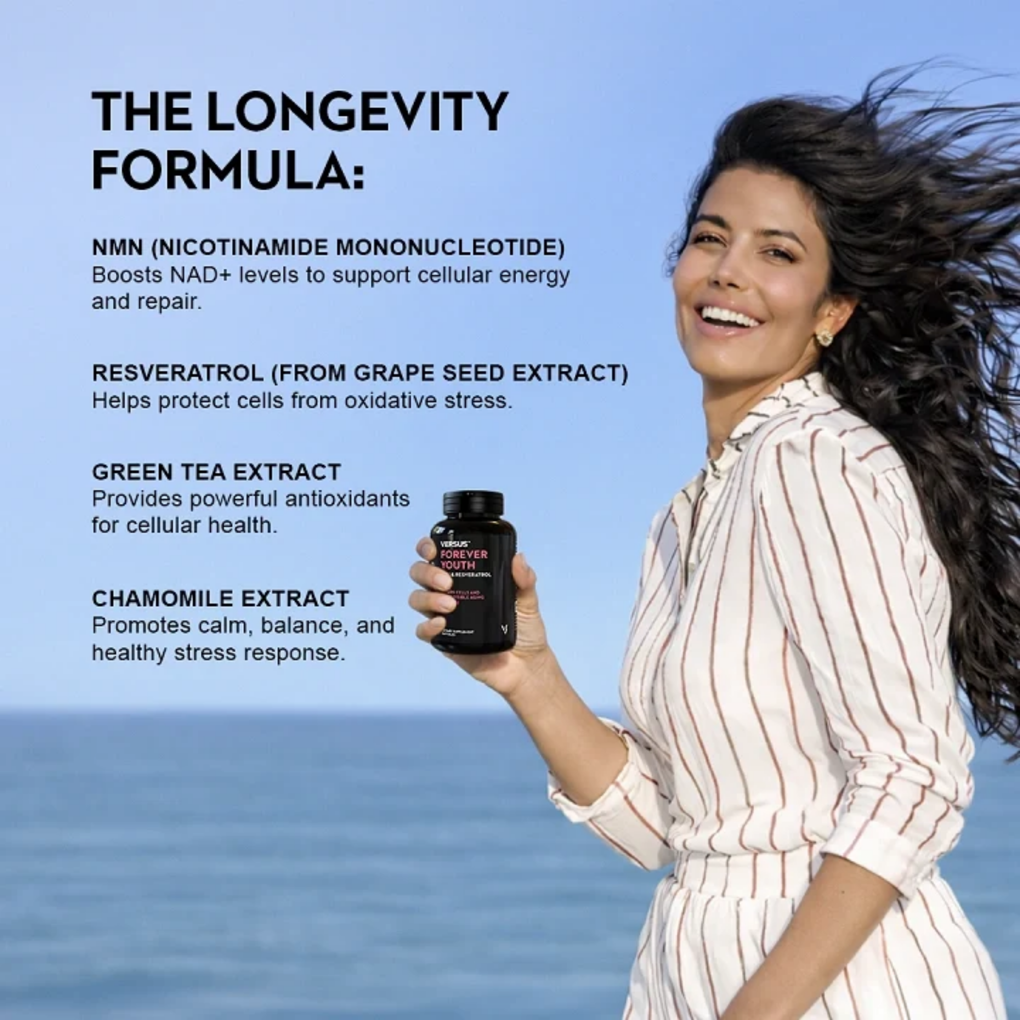 Versus Forever Youth NMN + Resveratrol Supplement