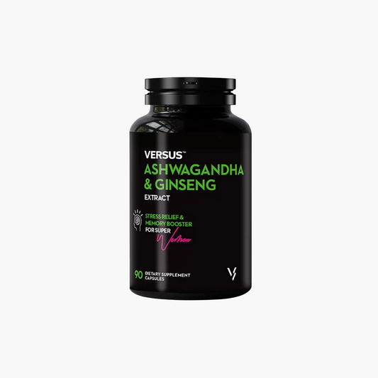 Versus Ashwagandha & Ginseng Extract Dietary Supplement 90 Capsules