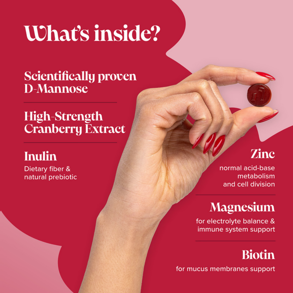 Versus D-Mannose & Cranberry Extract Dietary Supplement 90 Capsules