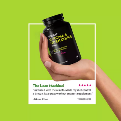 Versus Garcinia & Green Coffee Extract Dietary Supplement 90 Capsules