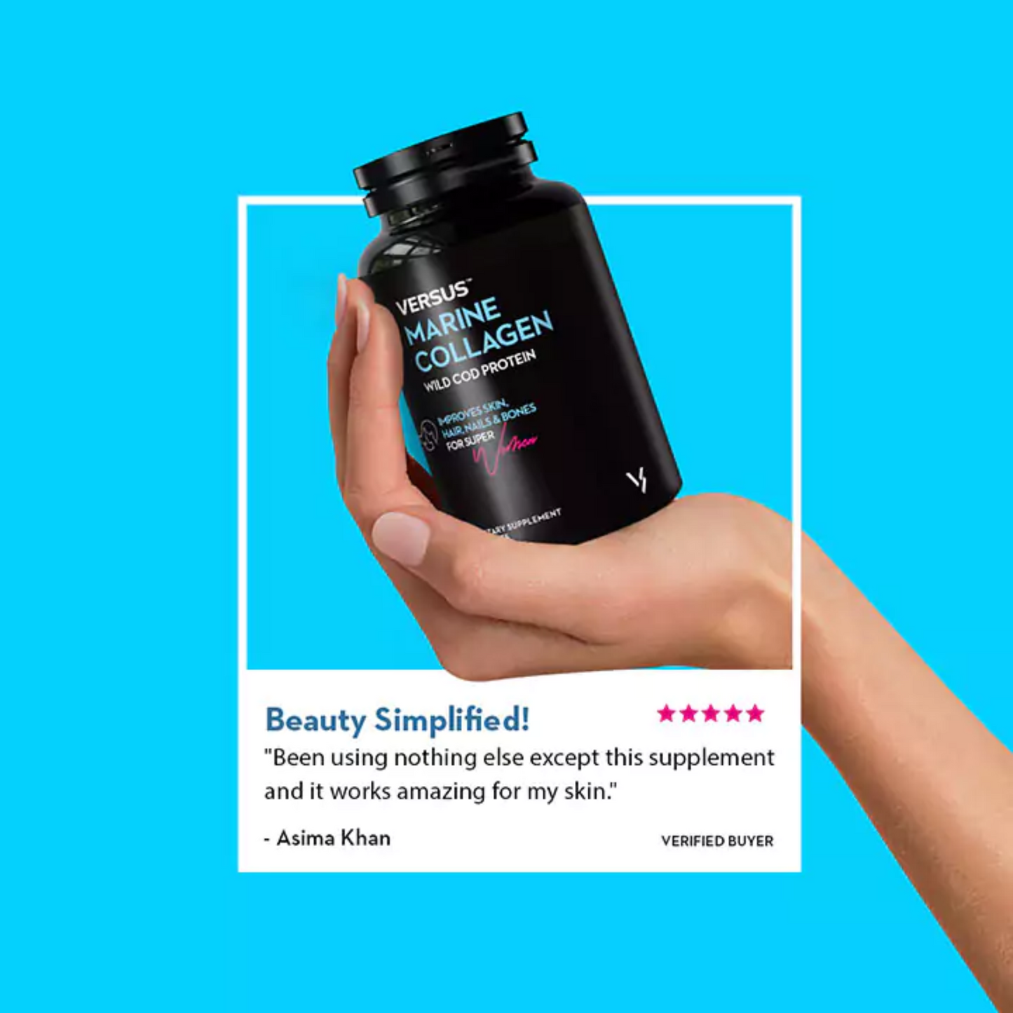 Versus Marine Collagen Dietary Supplement 90 Caplets