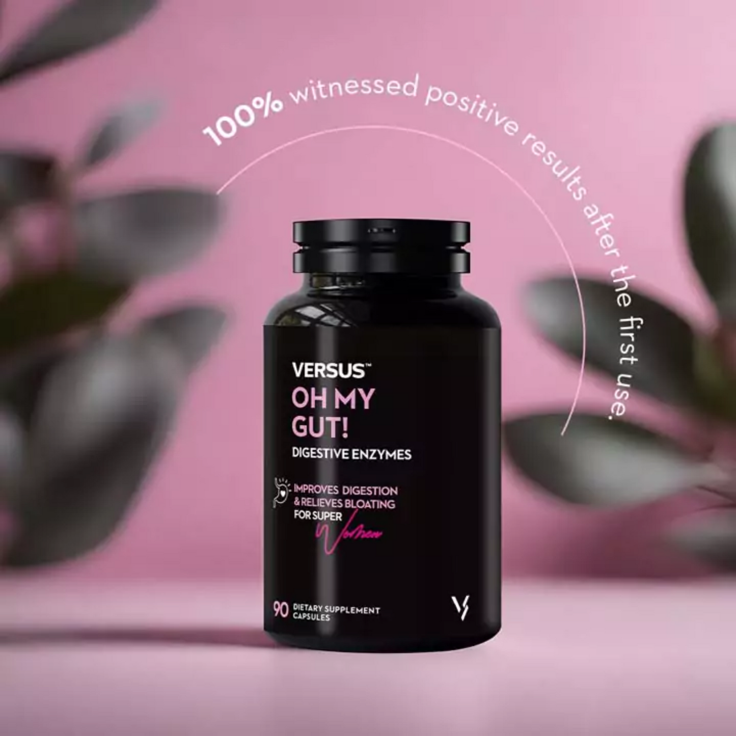 Versus Oh My Gut! Digestive Enzymes Dietary Supplement 90 Capsules