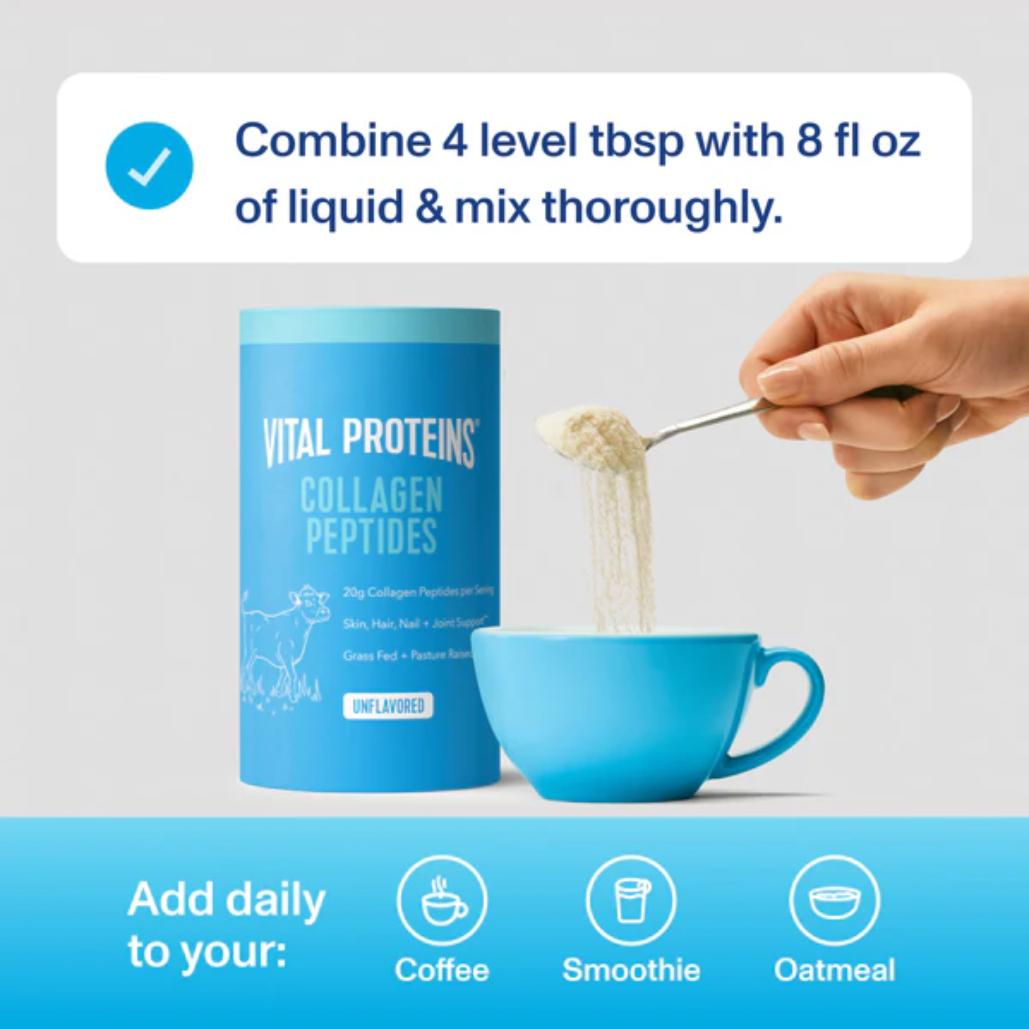 Vital Proteins Collagen Peptides Unflavored Dietary Supplement