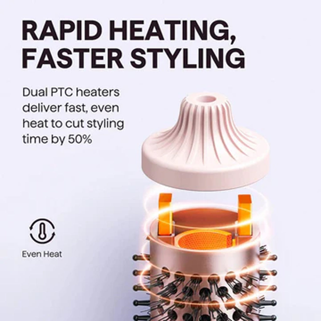 Wavytalk Blowout Boost Ionic Thermal Brush 1.75 Inch Pink