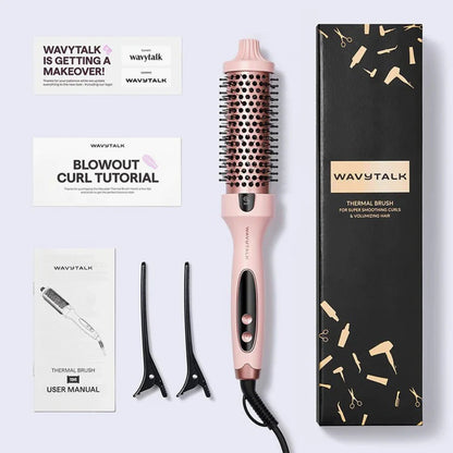 Wavytalk Blowout Boost Ionic Thermal Brush 1.75 Inch Pink