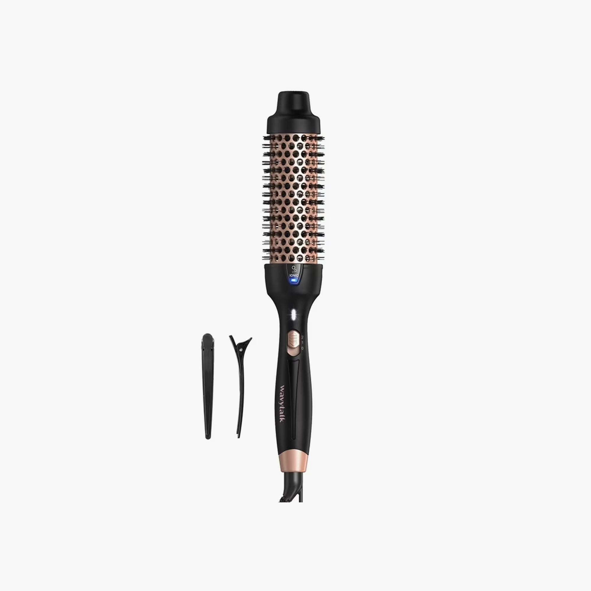 Wavytalk Heated Round Brush For Super Smoothing Curls & Volumizing Hair 196 Rose Gold