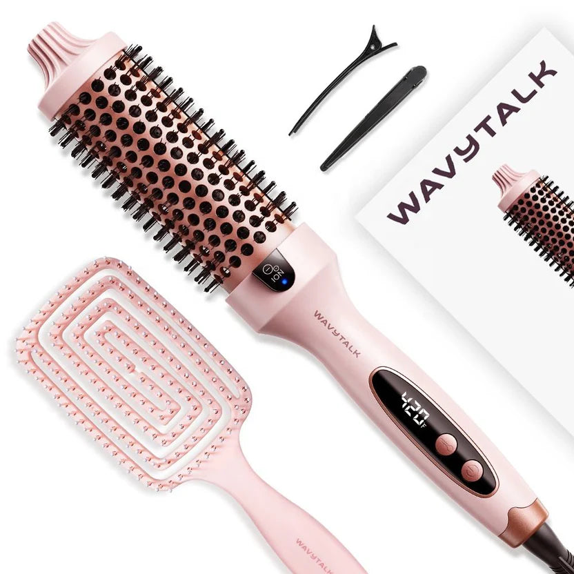 Wavytalk Blowout Iconinc Thermal Brush 1.5 Inch Pink in Pakistan
