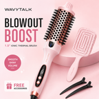 Wavytalk Blowout Ionic Thermal Brush 1.5 Inch Pink