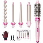 Wavytalk Heatwave Pro 5 in 1 Curling Wand Set