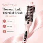 Wavytalk Blowout Ionic Thermal Brush 1.5 Inch Pink