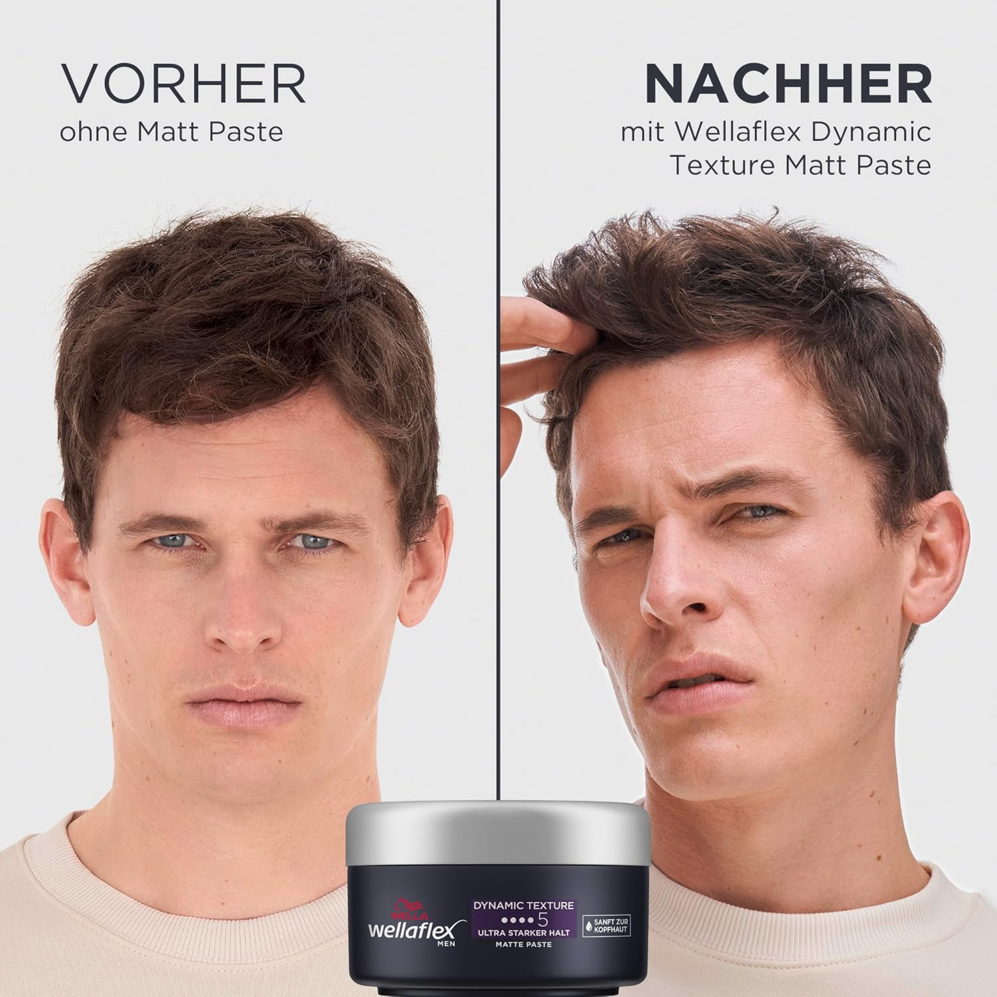Wellaflex Men Dynamic Texture Matte Paste