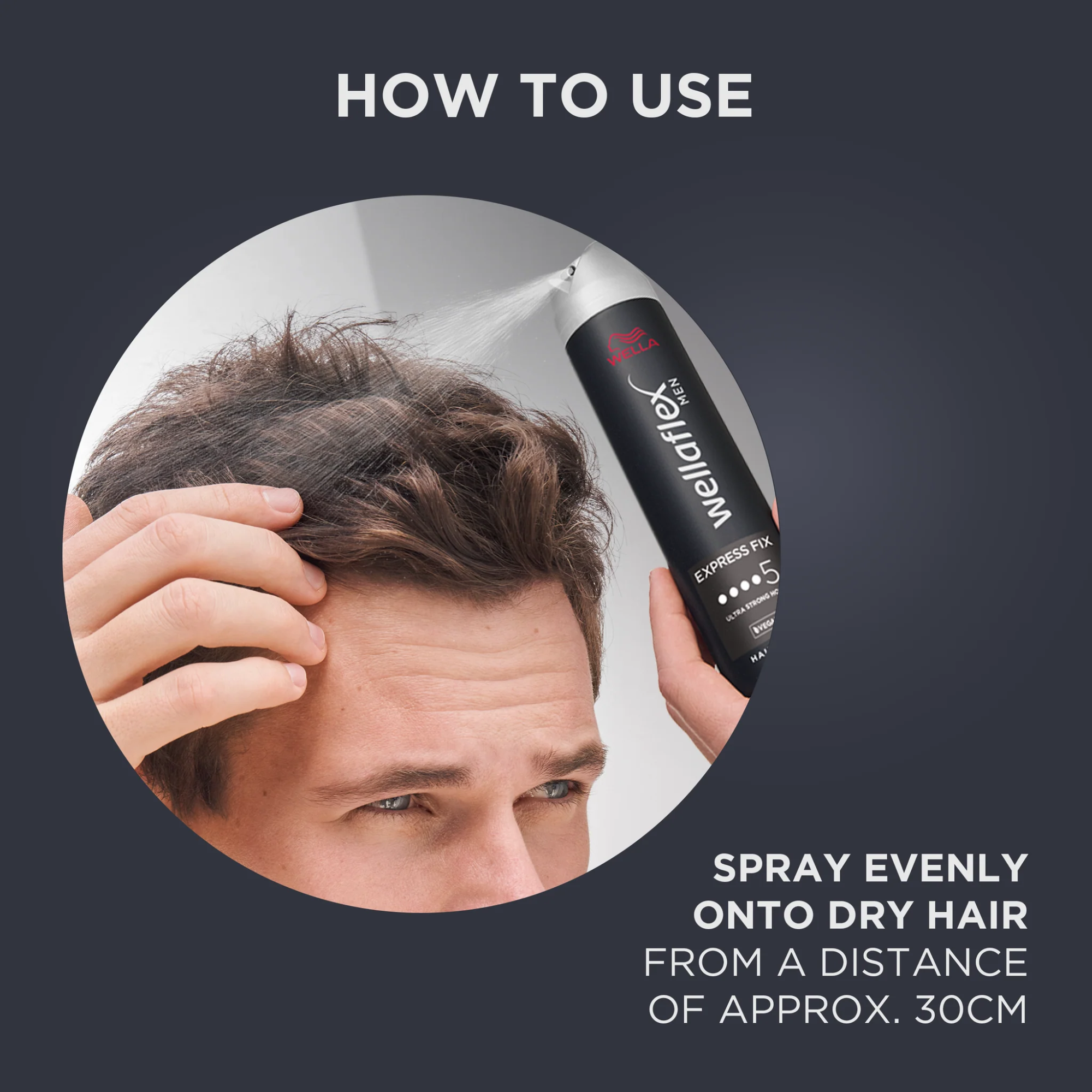 Wellaflex Men Express Fix Ultra Strong Hold Hairspray