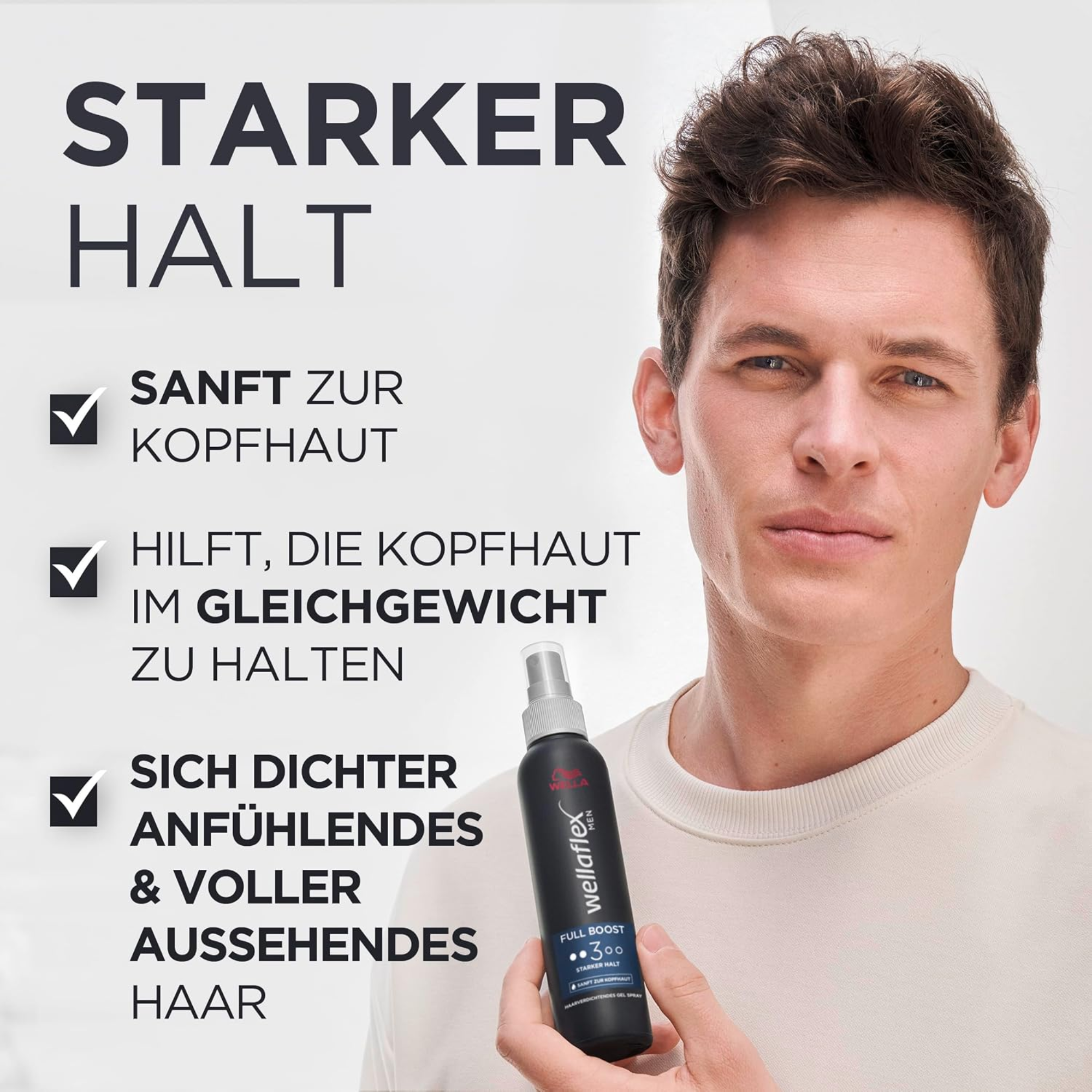 Wellaflex Men Full Boost Thickening Gel Spray