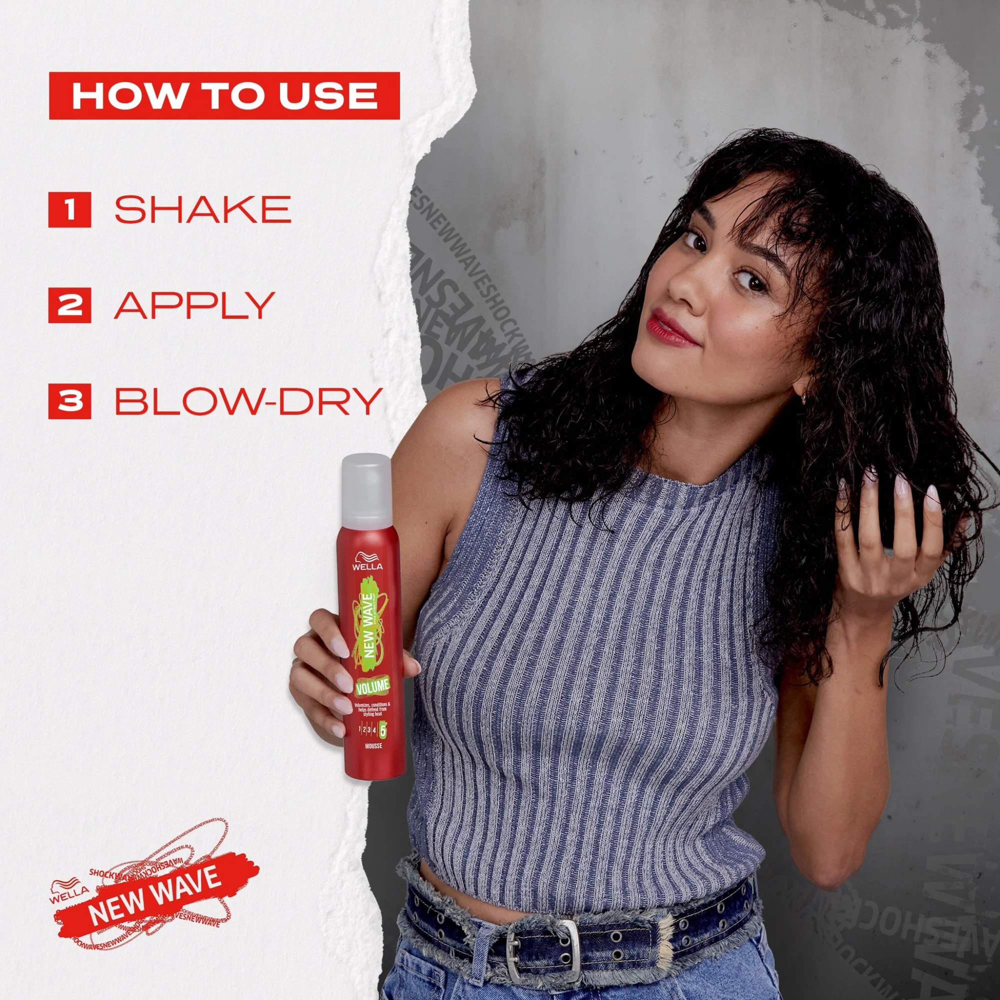 Wella New Wave Volume Mousse