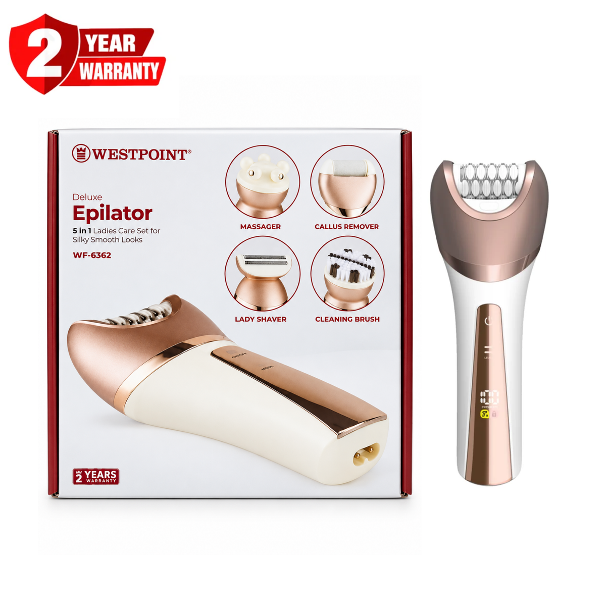 Westpoint Deluxe Epilator WF-6362
