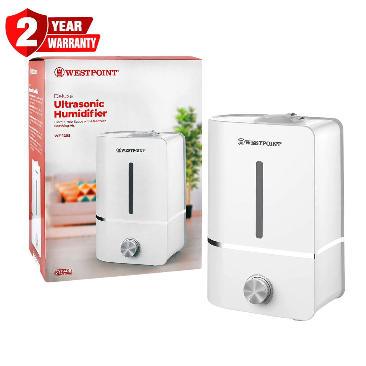 Westpoint Deluxe Ultrasonic Room Humidifier WF-1205