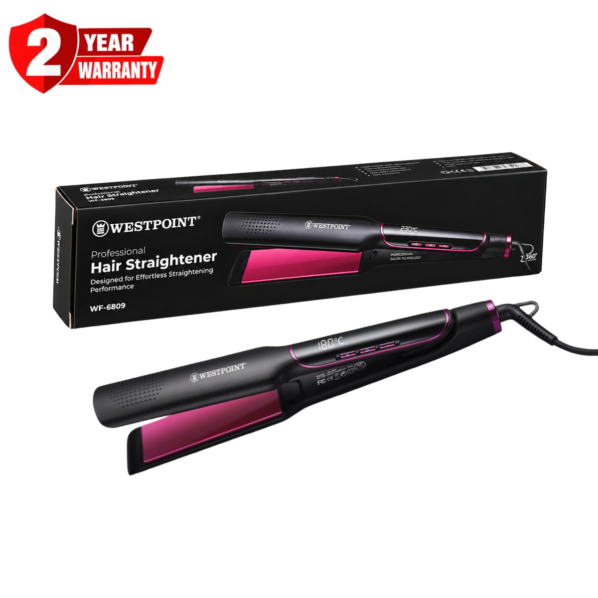 Westpoint Professional Hair Straightener WF-6809