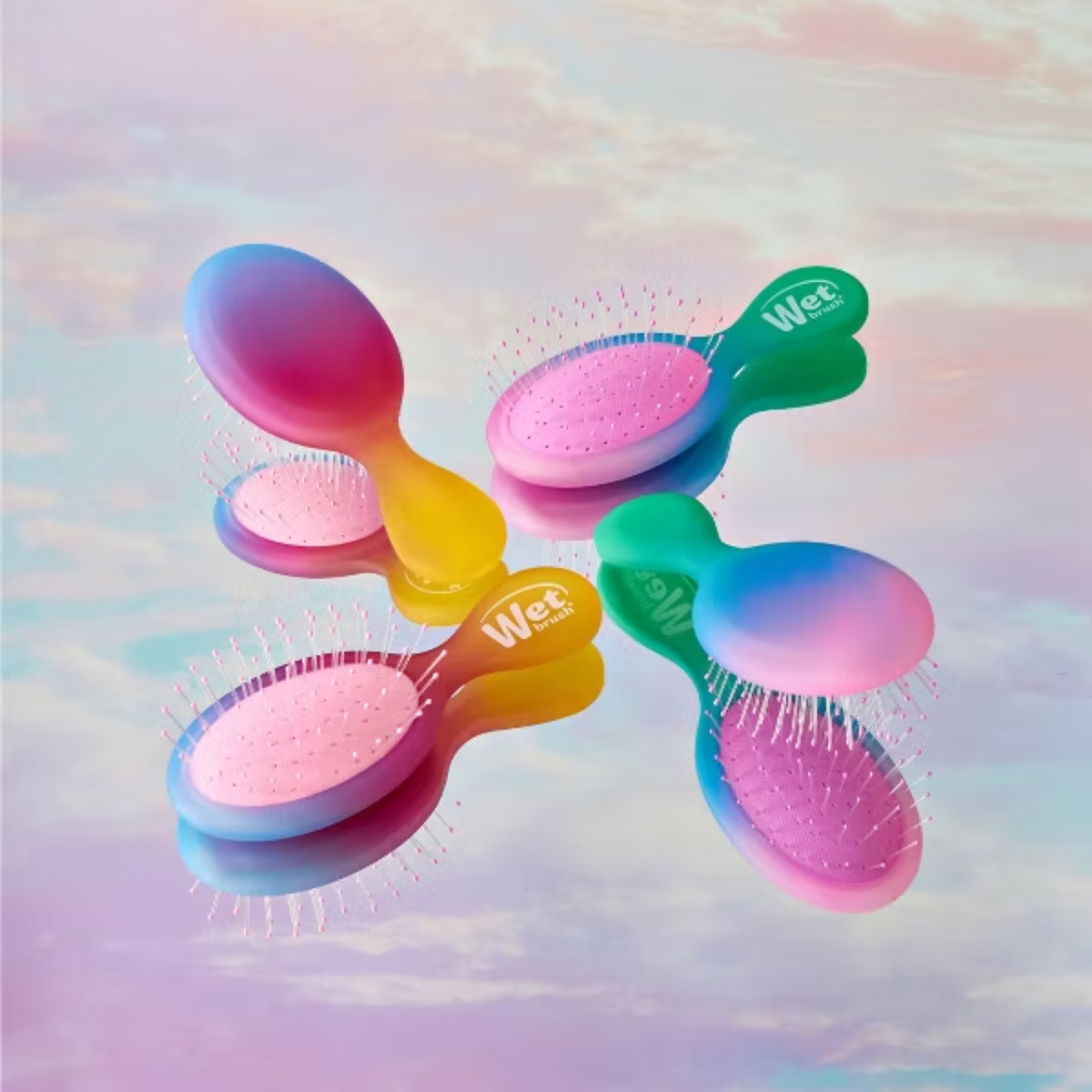Wet Brush Mini Detangler Electric Sky