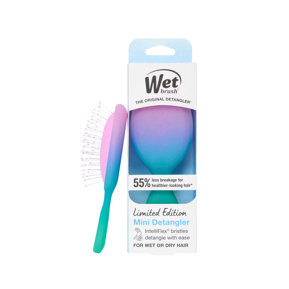 Wet Brush Mini Detangler Electric Sky