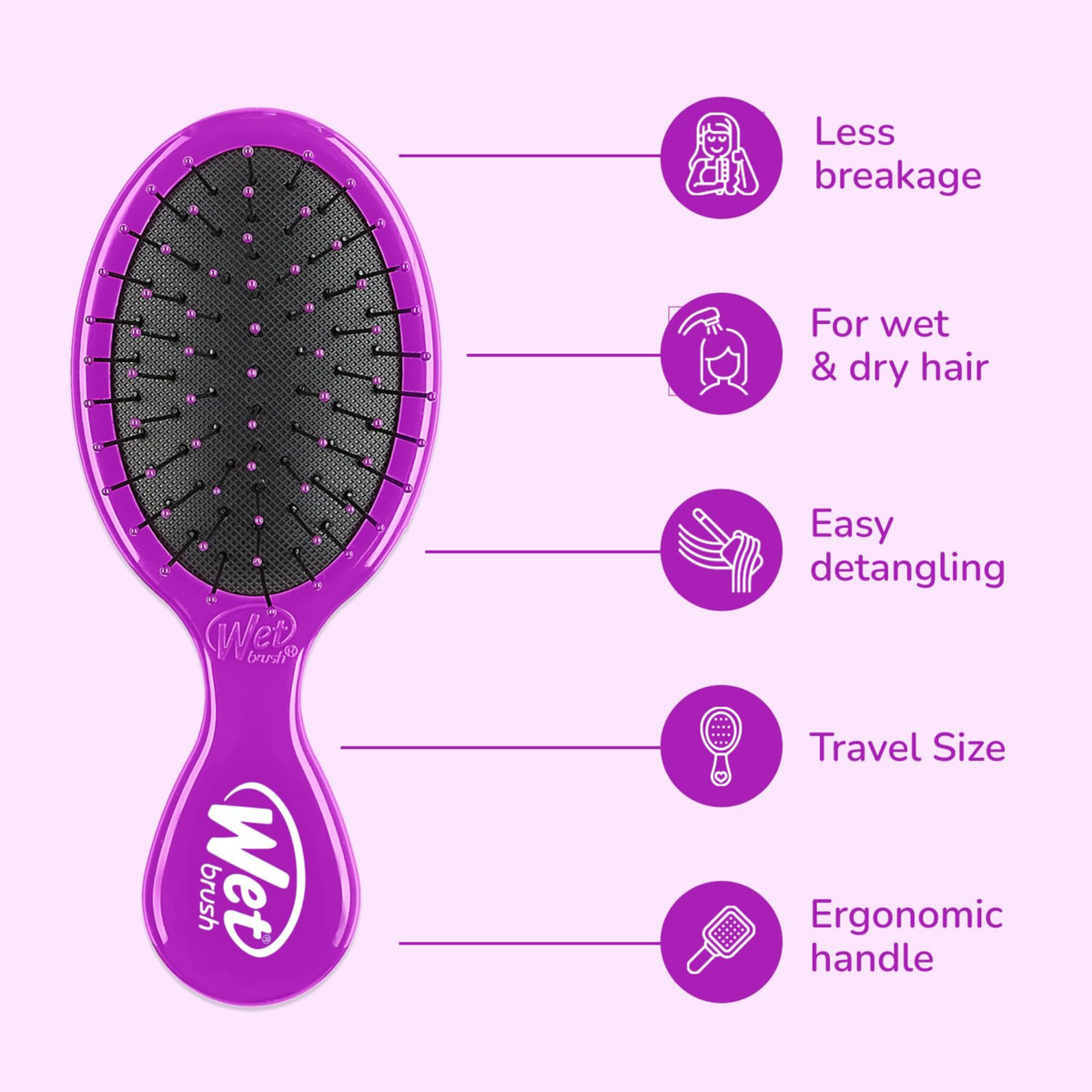 Wet Brush Mini Detangler