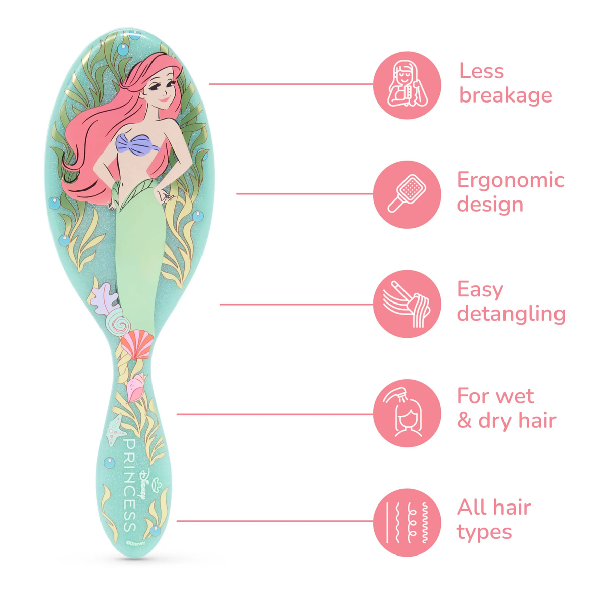 Wet Brush Original Detangler Dreamy Disney Princess