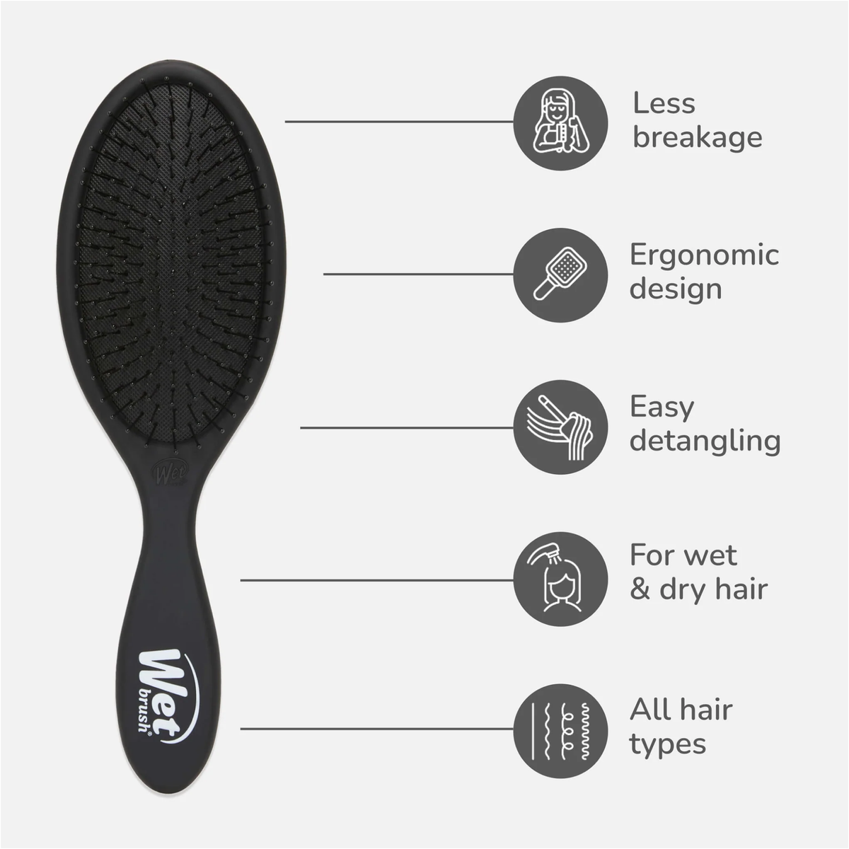 Wet Brush Original Detangler Frost