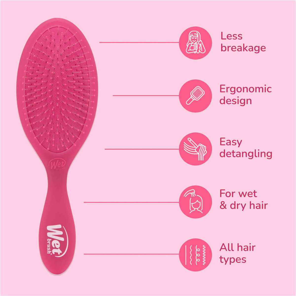 Wet Brush Original Detangler Frost