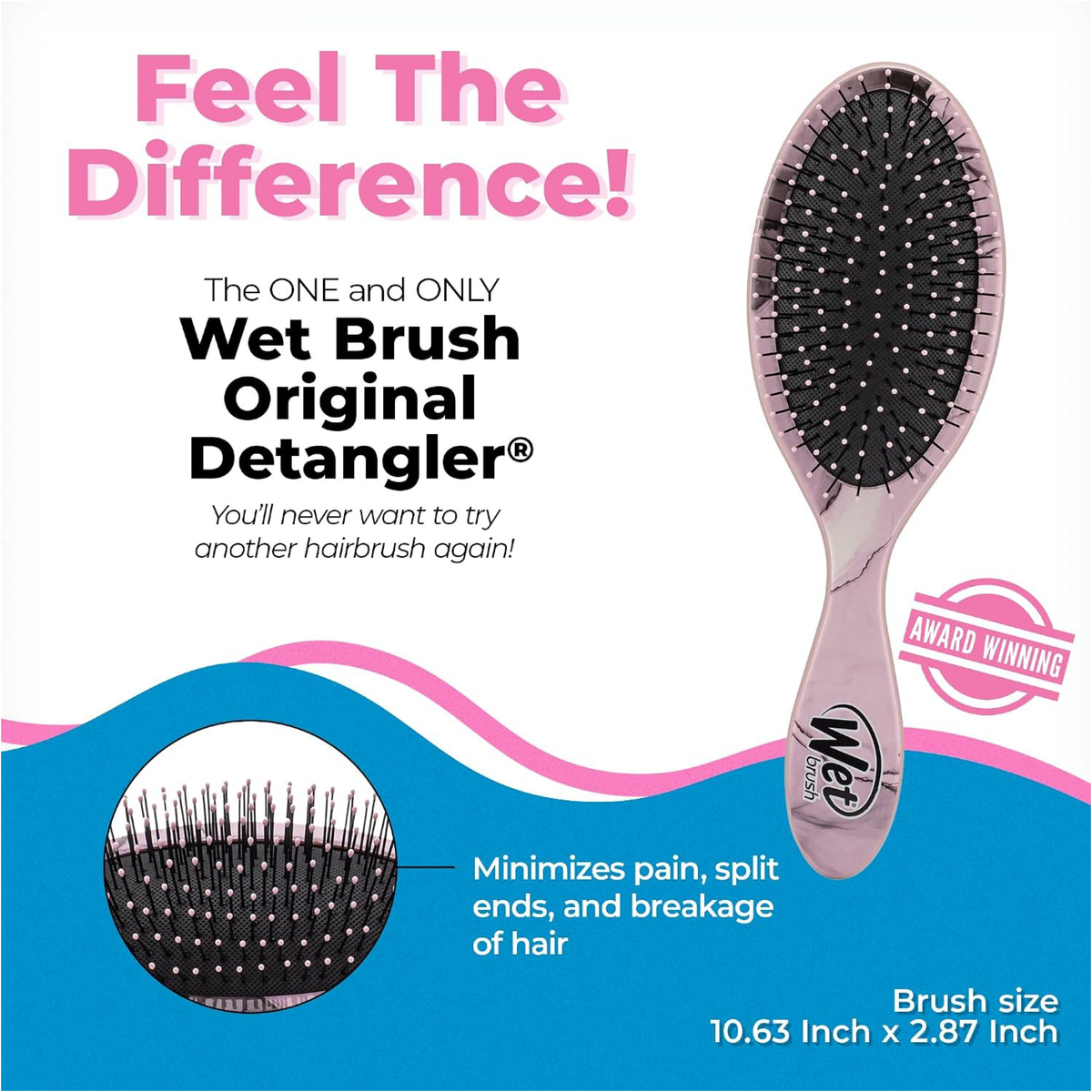 Wet Brush Original Detangler Terrain Texture