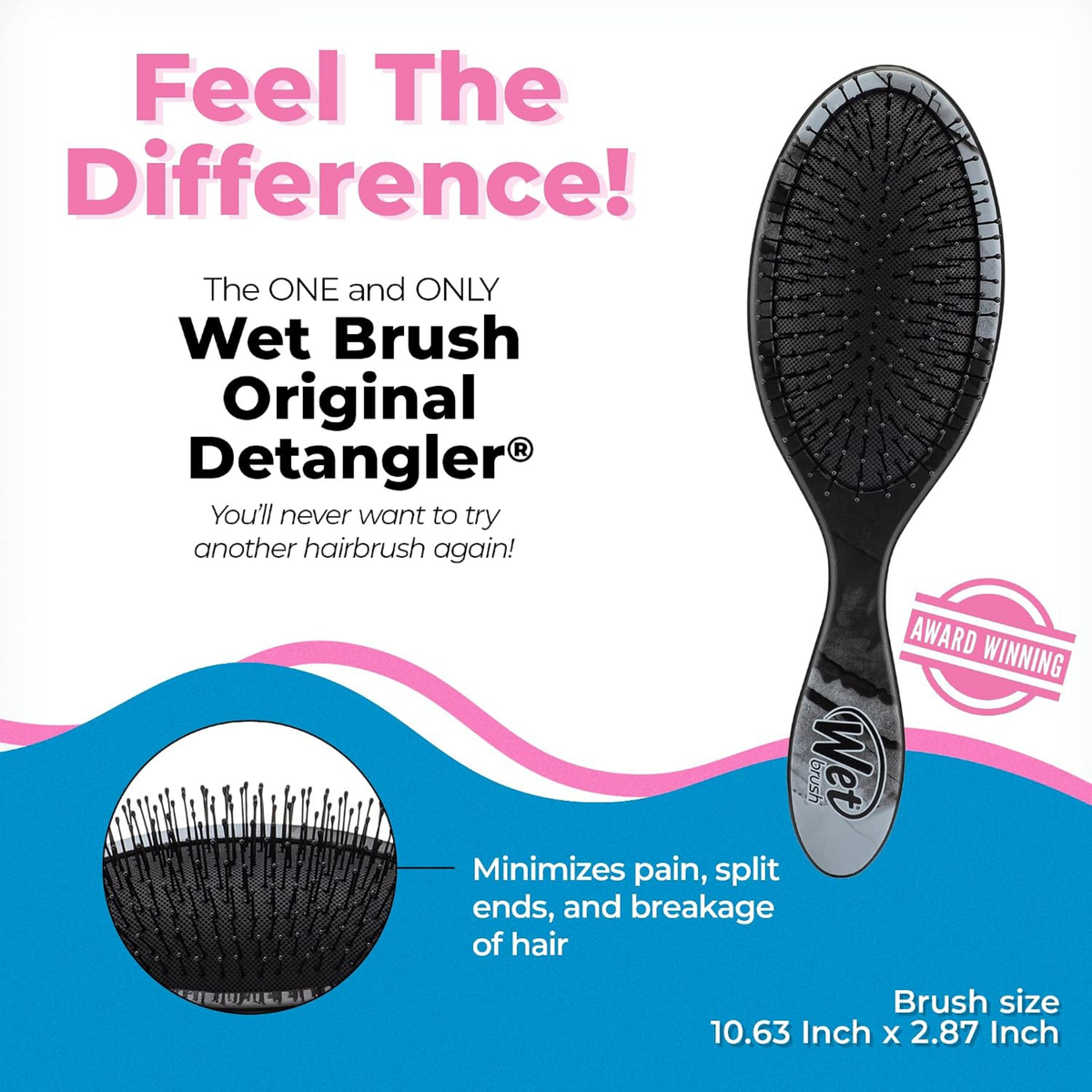 Wet Brush Original Detangler Terrain Texture