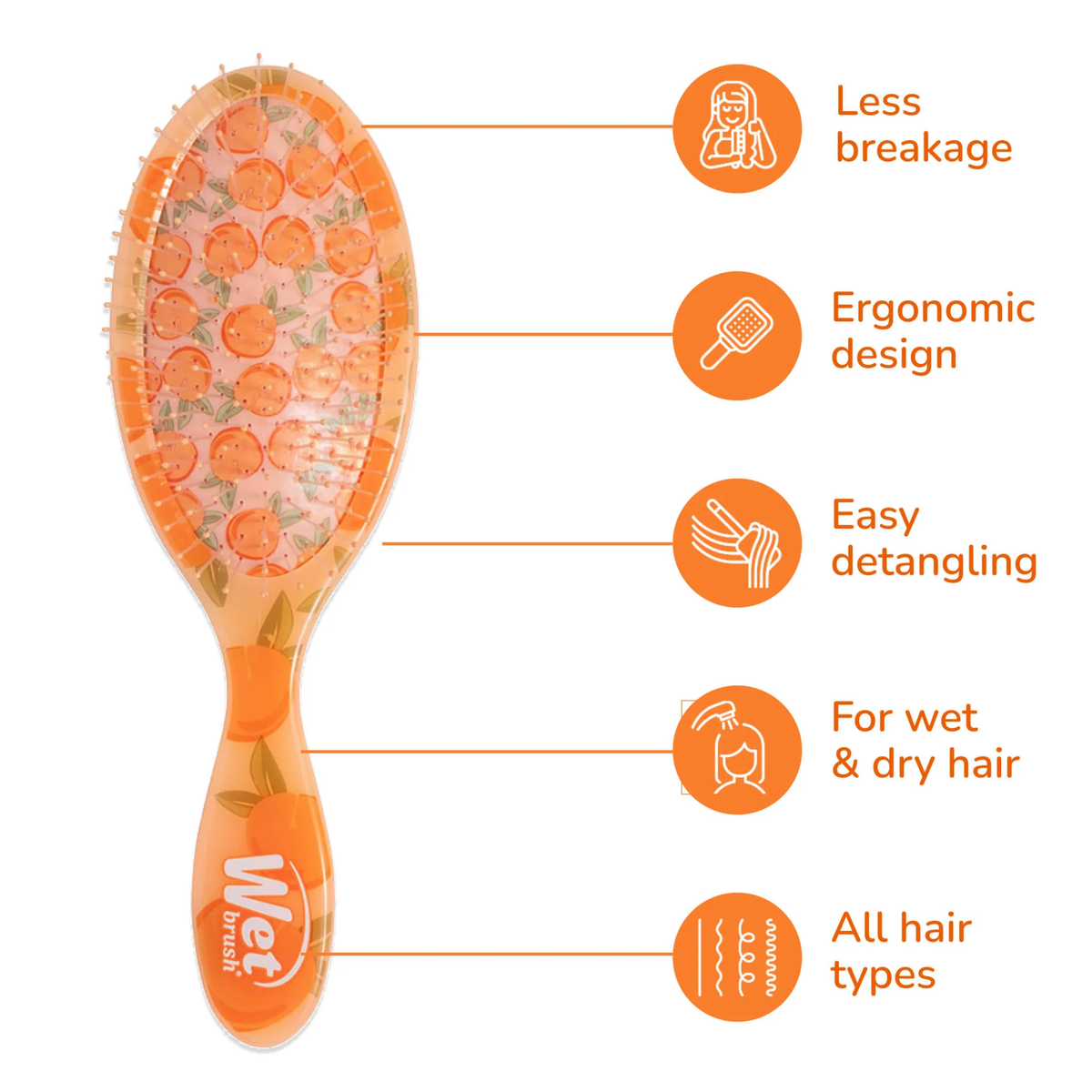 Wet Brush Original Detangler Tutti Frutti