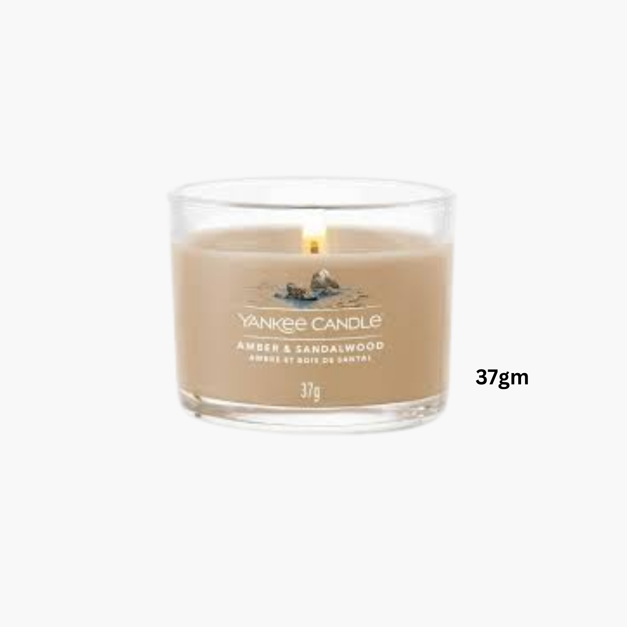 Yankee Amber & Sandalwood Scented Candle