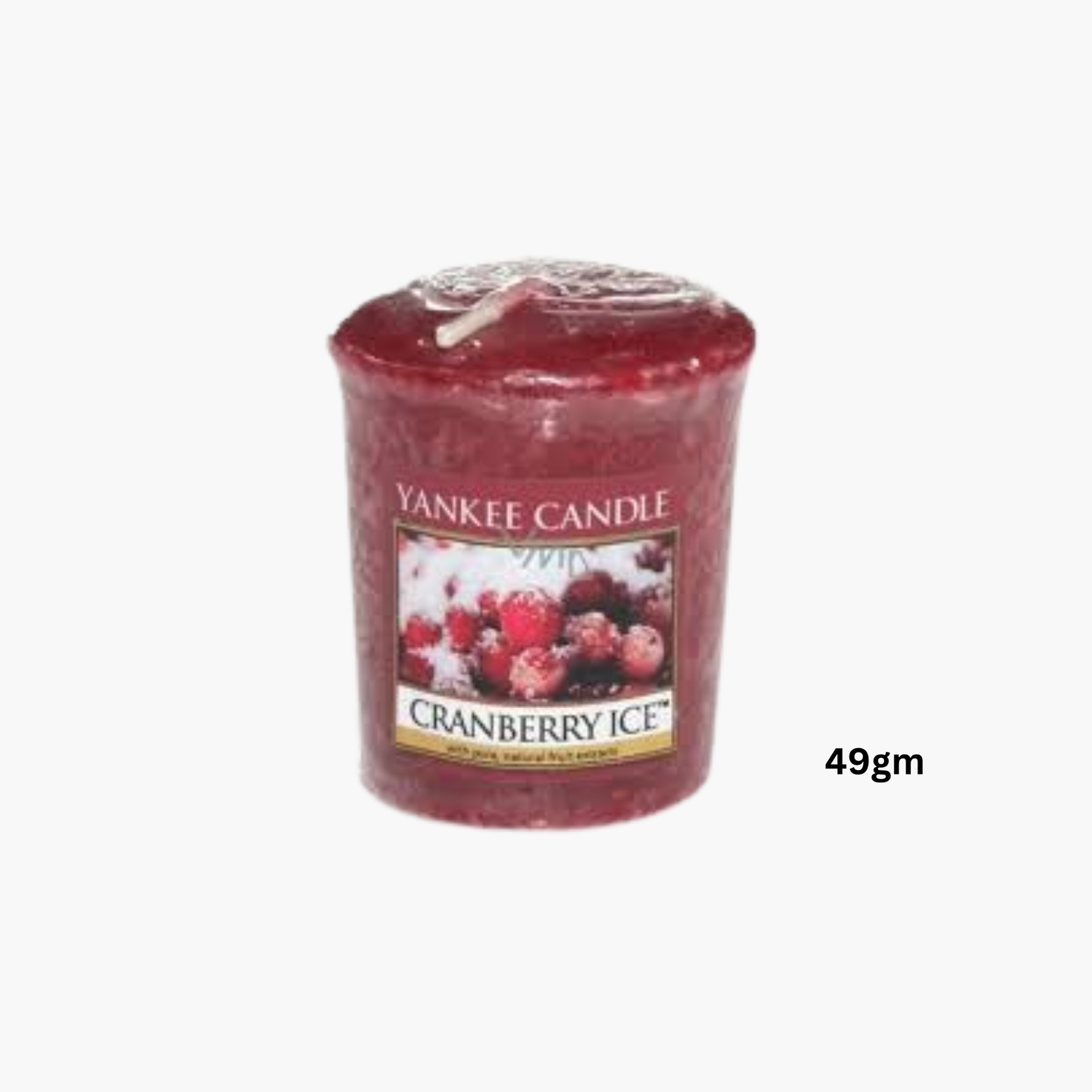 Yankee Cranberry Ice Scented Candle 49gm
